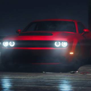 Hellcat red wallpaper
