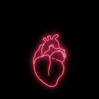 Black and red neon wallpaper