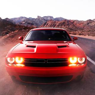 Hellcat red wallpaper