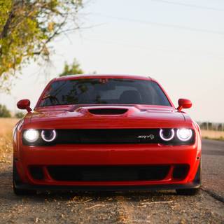 Hellcat red wallpaper