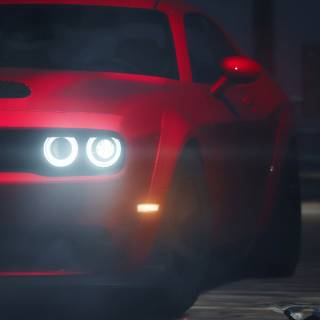 Hellcat red wallpaper