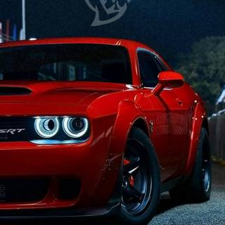 Hellcat red wallpaper