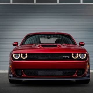 Hellcat red wallpaper