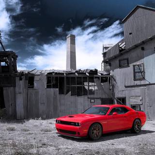 Hellcat red wallpaper