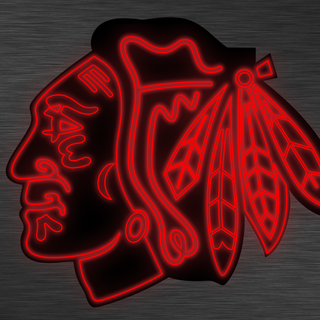 Black and red neon wallpaper