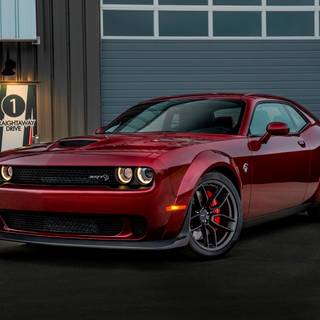 Hellcat red wallpaper