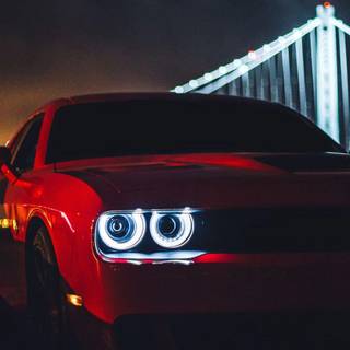 Hellcat red wallpaper