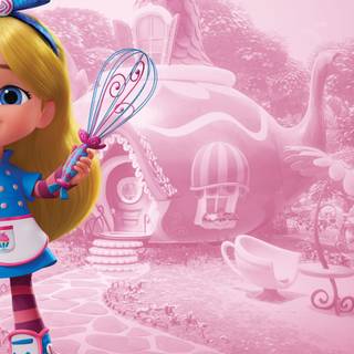 Alice's Wonderland Bakery desktop wallpaper