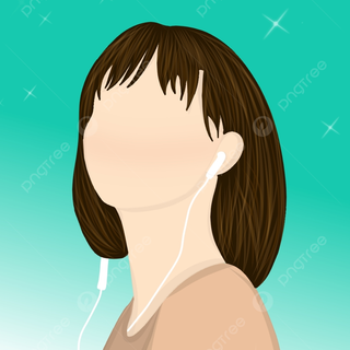 Beautiful cartoon girl phone wallpaper