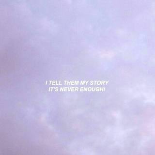 Aesthetic sad quote wallpaper