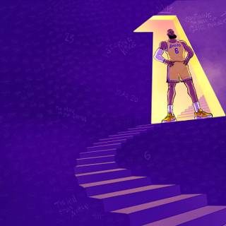 Lebron aesthetic PC wallpaper