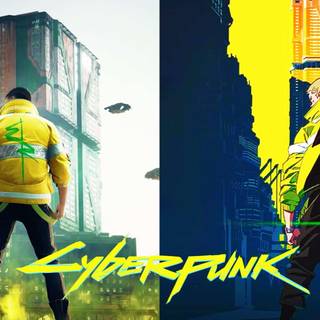 Cyberpunk 2077 anime PC wallpaper