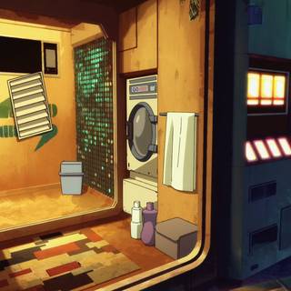 Cyberpunk 2077 anime PC wallpaper