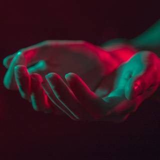 Red and green aesthetic wallpaper