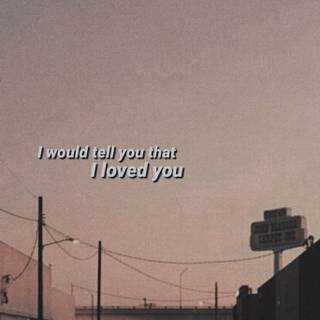 Aesthetic sad quote wallpaper