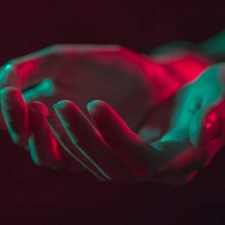 Red and green aesthetic wallpaper