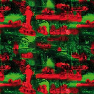 Red and green aesthetic wallpaper