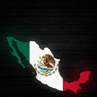 Map of Mexico wallpaper