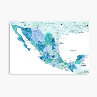 Map of Mexico wallpaper