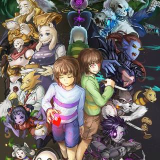 Undertale characters wallpaper