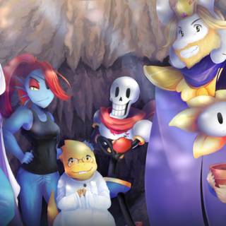 Undertale characters wallpaper