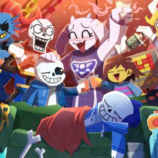 Undertale characters wallpaper