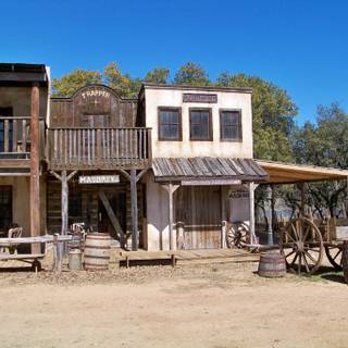 Western town wallpaper