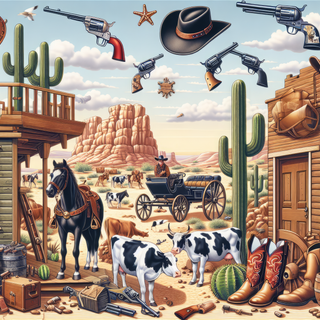 Western town wallpaper