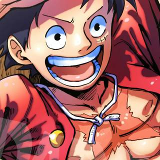 Luffy portrait wallpaper