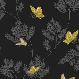 Yellow and gray wallpaper
