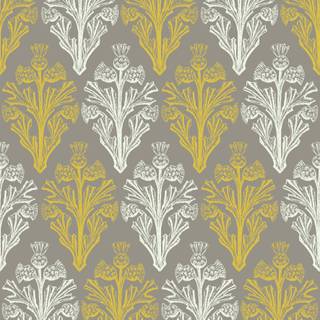 Yellow and gray wallpaper