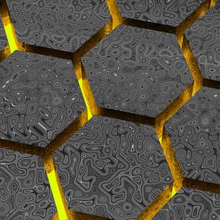 Yellow and gray wallpaper