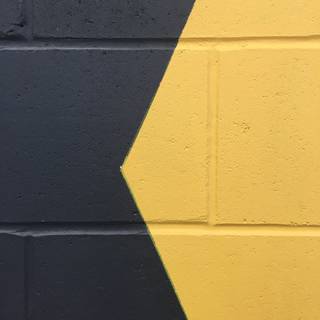 Yellow and gray wallpaper