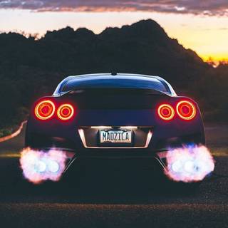 GTR flames wallpaper