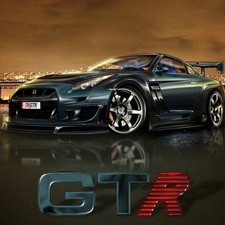 GTR flames wallpaper