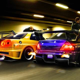 GTR flames wallpaper