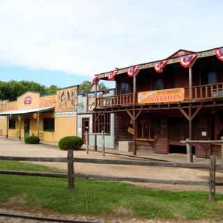 Western town wallpaper