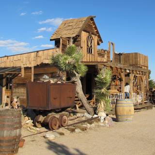 Western town wallpaper