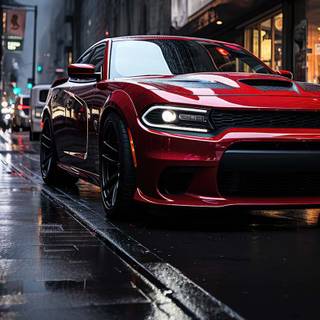 Dodge Charger Hellcat iPhone wallpaper