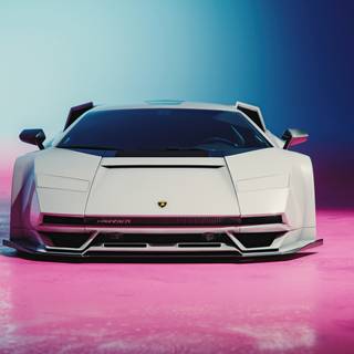 Lamborghini Countach 4k wallpaper