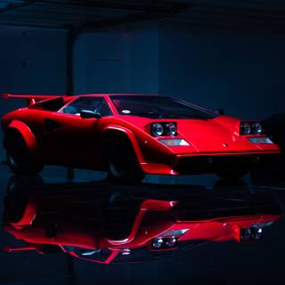 Lamborghini Countach 4k wallpaper