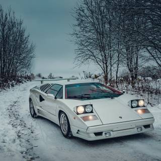 Lamborghini Countach 4k wallpaper