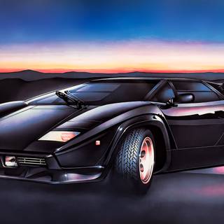 Lamborghini Countach 4k wallpaper