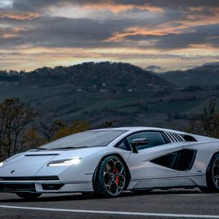 Lamborghini Countach 4k wallpaper