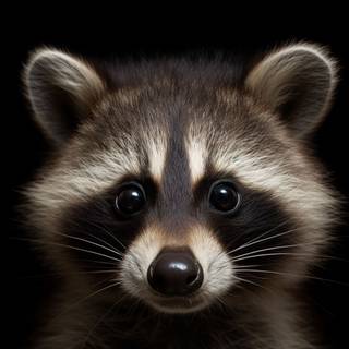 Cute raccoon wallpaper