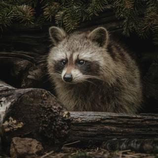 Raccoon 4k wallpaper