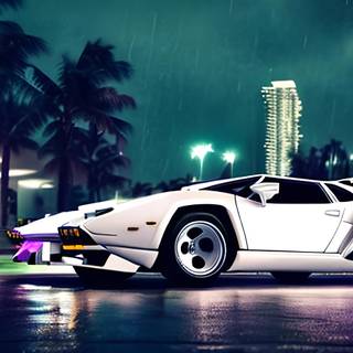 Lamborghini Countach 4k wallpaper