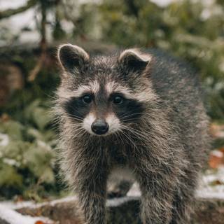 Raccoon 4k wallpaper