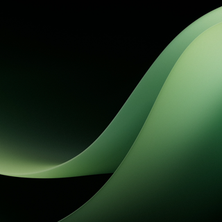Green gradient 4k wallpaper