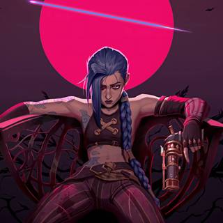Jinx Arcane UHD wallpaper